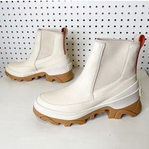 Sorel Brex Waterproof Chelsea Boots Leather Chunky